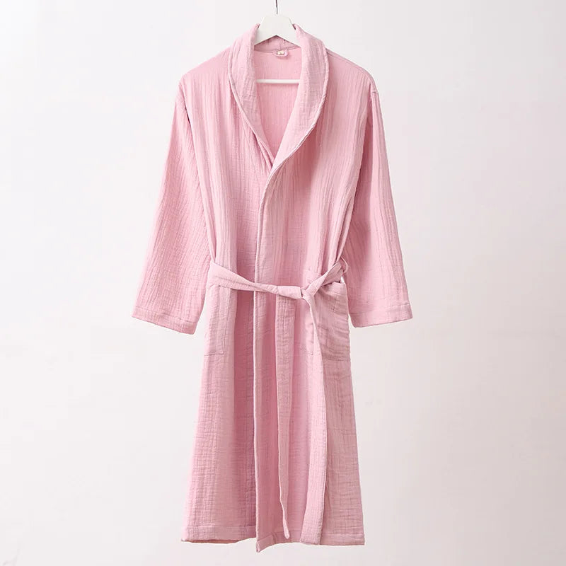 Elegant Cotton Robe – Lightweight &amp; Comfortable