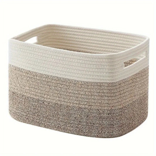 Boho Fabric Storage Basket – Multipurpose Organizer