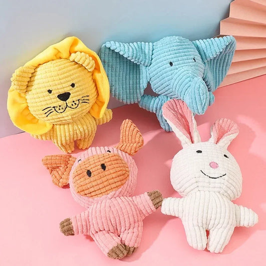 Plush Animal Chew Toy for Dogs – Soft and Squeaky Pet Toy