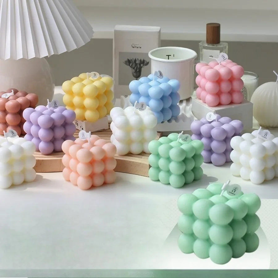 Handmade Scented Soy Wax Candle – Aromatherapy Block