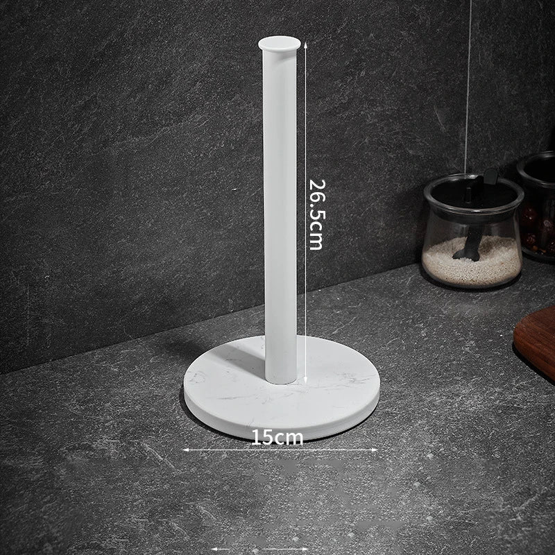 🧻 Marble &amp; Aluminum Paper Towel Holder