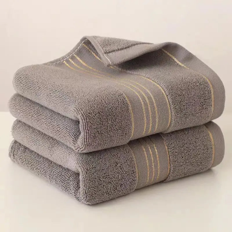 New Style Pure Cotton Face Towels – 2-Piece Set