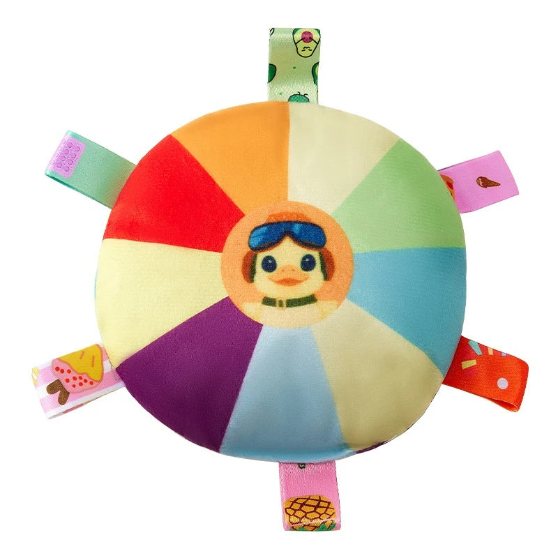 Plush Flying Disc Dog Toy – Bite-Resistant &amp; Interactive