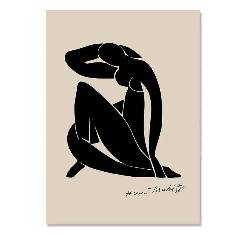 Abstract Canvas Wall Art – Modern Vertical Unframed Print for Home or Office