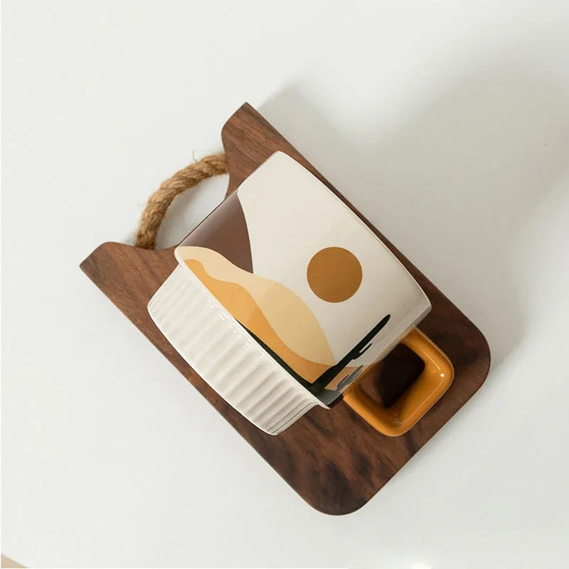 Minimalist Ceramic Coffee Mug with Handle
