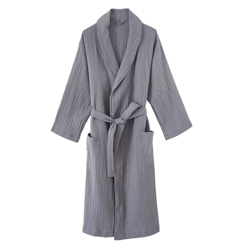 Elegant Cotton Robe – Lightweight &amp; Comfortable