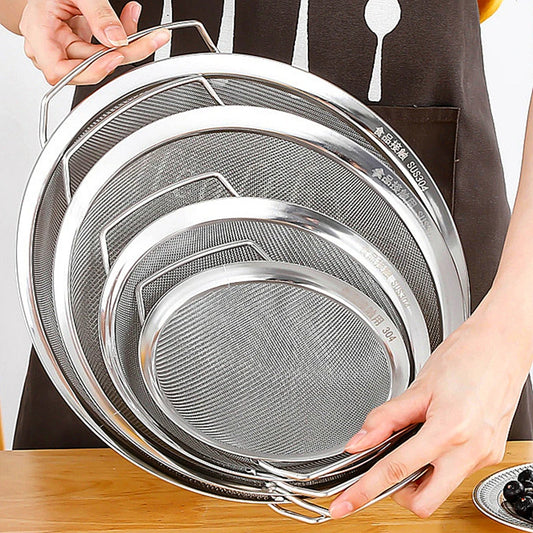 Stainless Steel Mesh Colander – Multi-Purpose Kitchen Strainer
