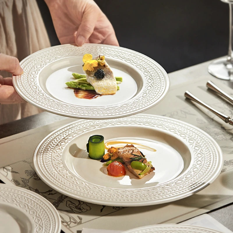 Porcelain Steak Plate