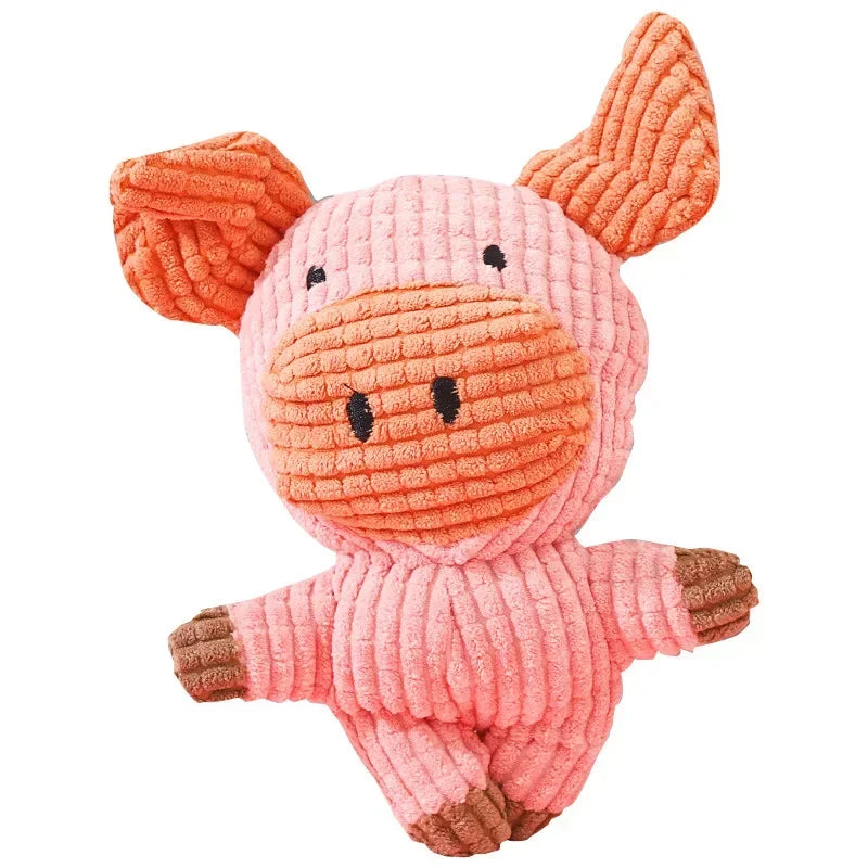 Plush Animal Chew Toy for Dogs – Soft and Squeaky Pet Toy