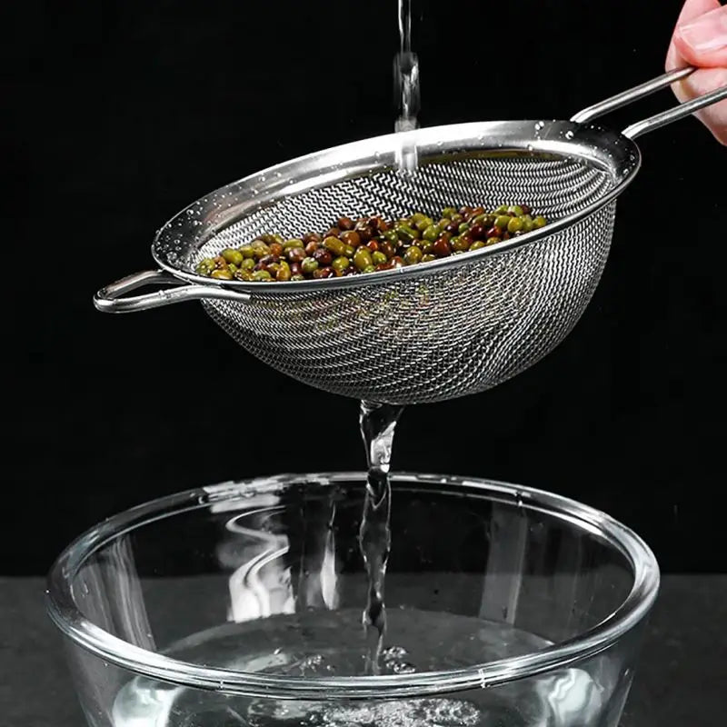 Stainless Steel Fine Mesh Strainer Set – 3 Sizes