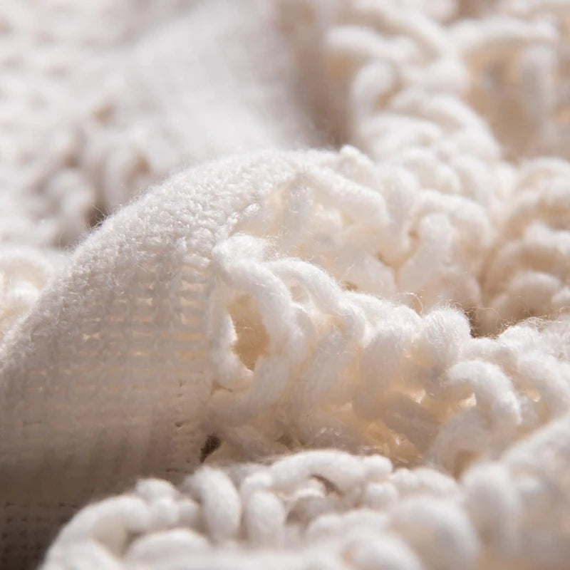 Soft Acrylic Knit Throw Blanket