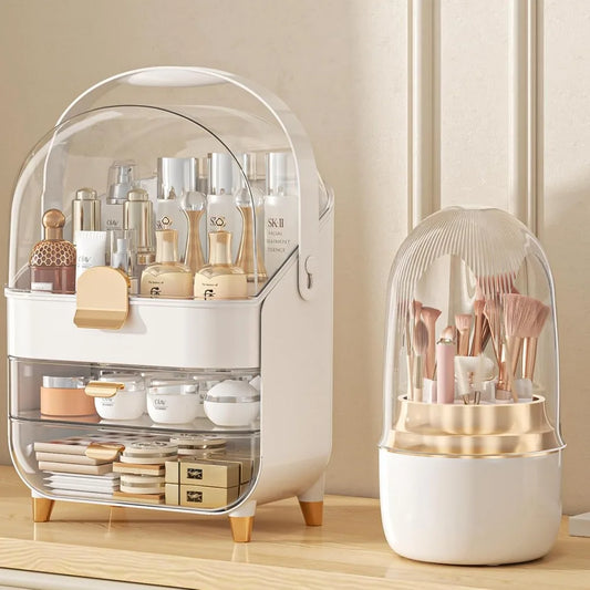 3-Tier Skincare Organizer with Transparent Drawers