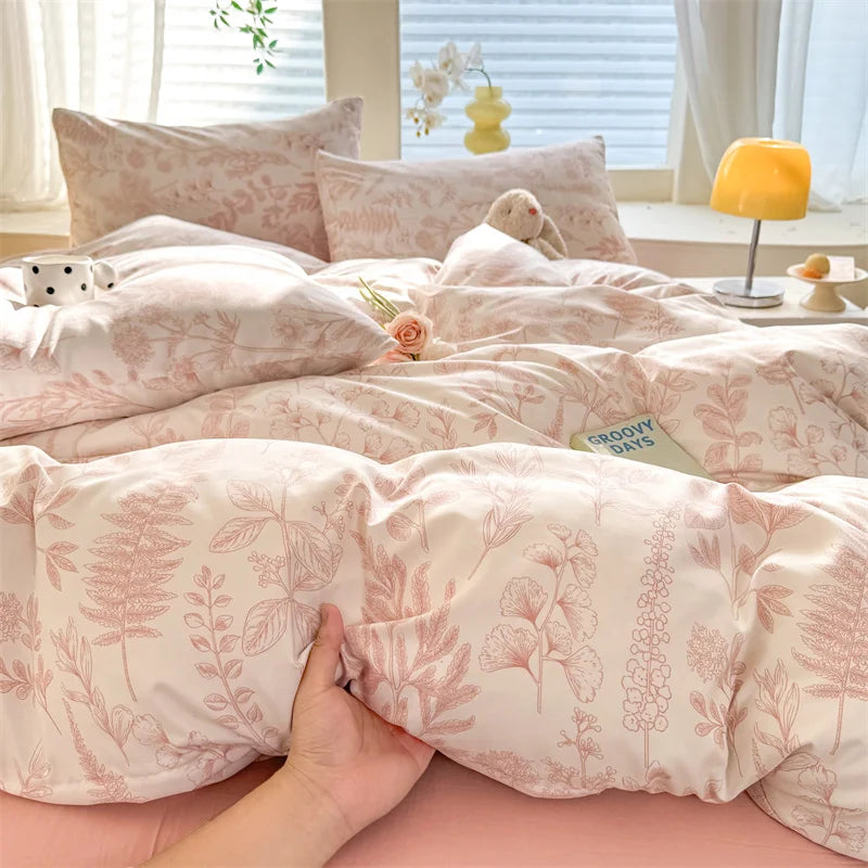 Pastoral Style Duvet Cover Set – 3 Pieces
