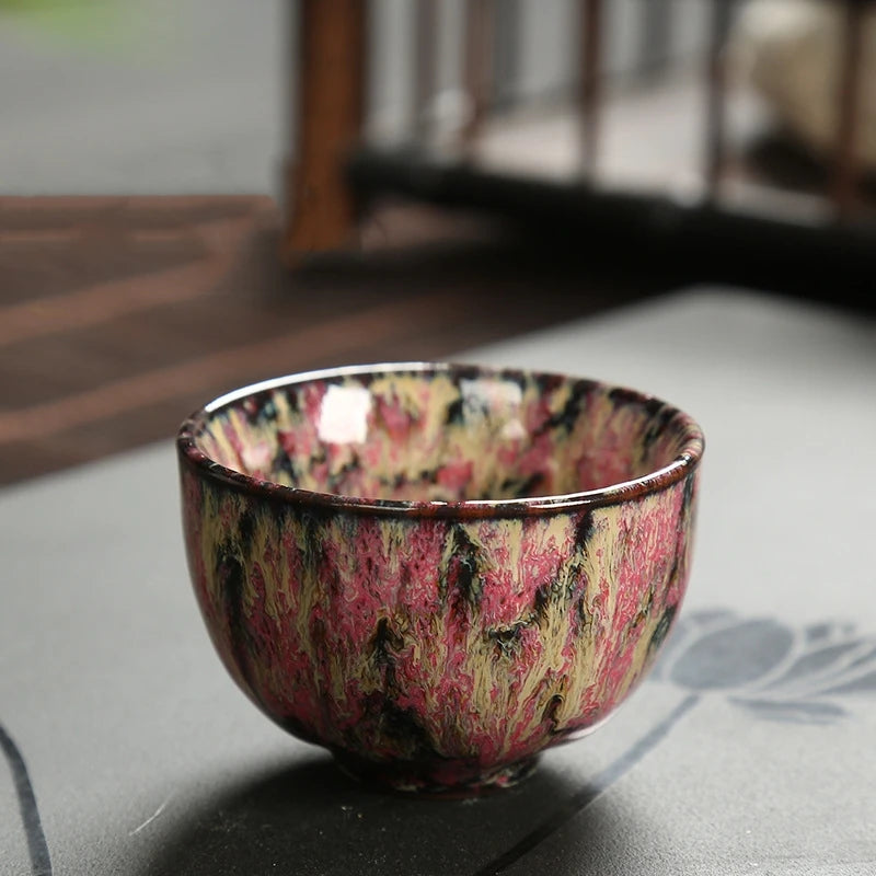 Mini Ceramic Teacup – Gradient Color