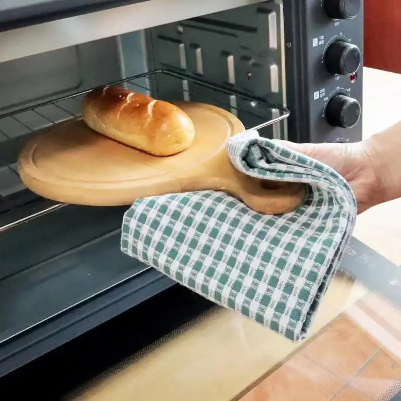 Cotton Kitchen Dish Towels – 100% Pure Cotton, Absorbent & Durable Waffle Weave