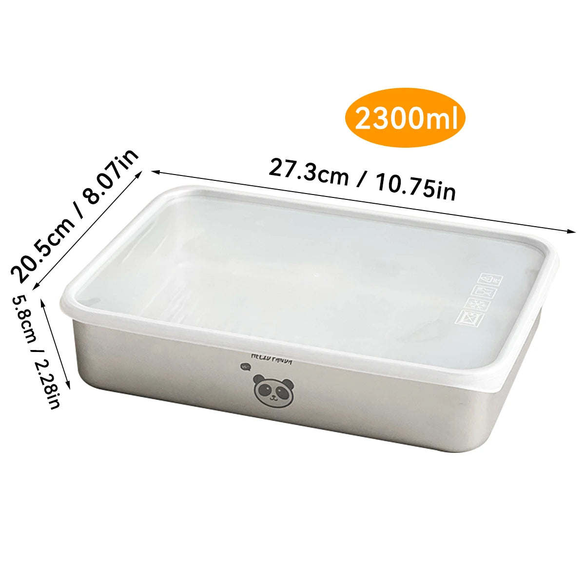 Stainless Steel Food Container – 1 Piece