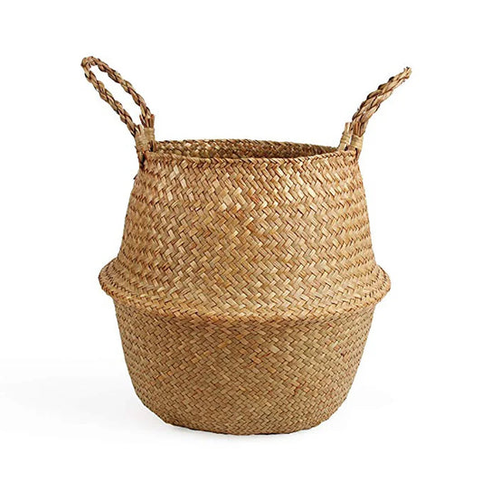 Handmade Wicker Wall Flower Basket