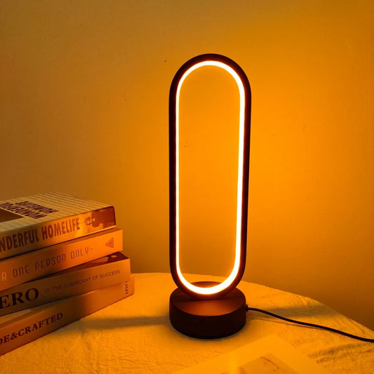USB Table Lamp with Bulb – Soft Light for Bedroom Use
