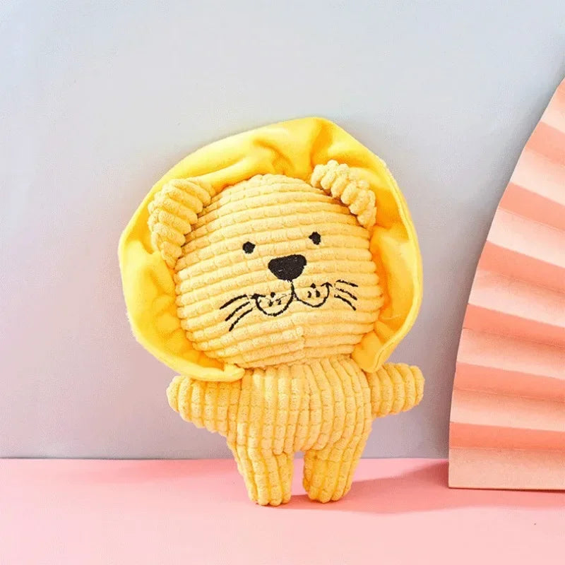 Plush Animal Chew Toy for Dogs – Soft and Squeaky Pet Toy