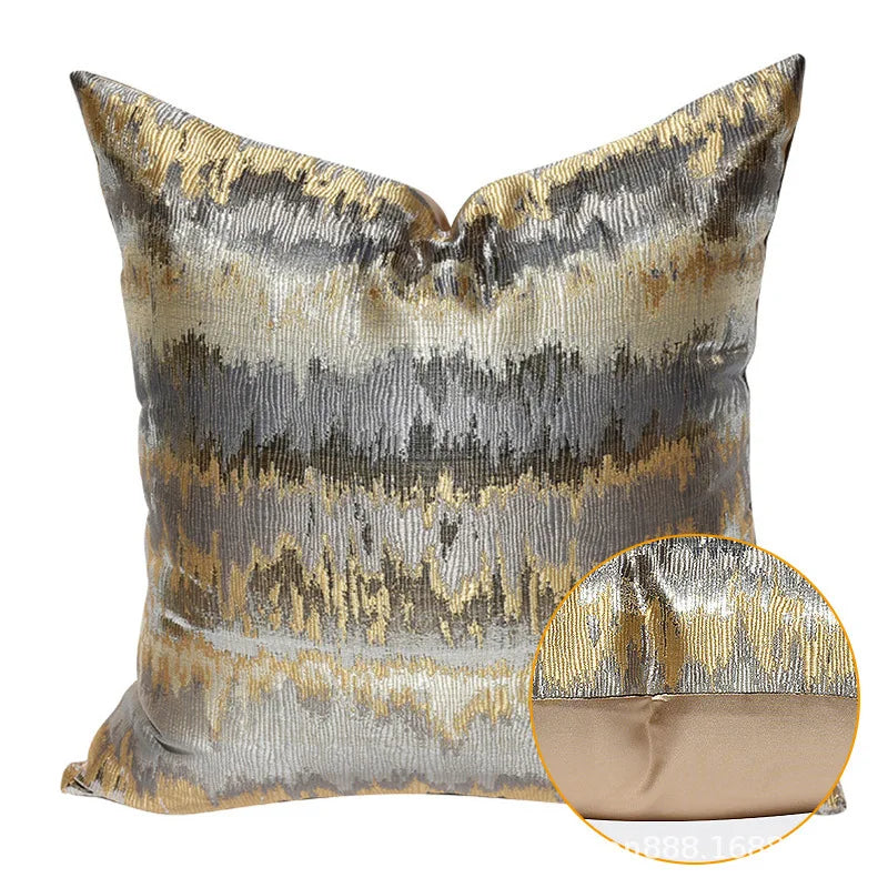 Embroidered Faux Corduroy Cushion Covers
