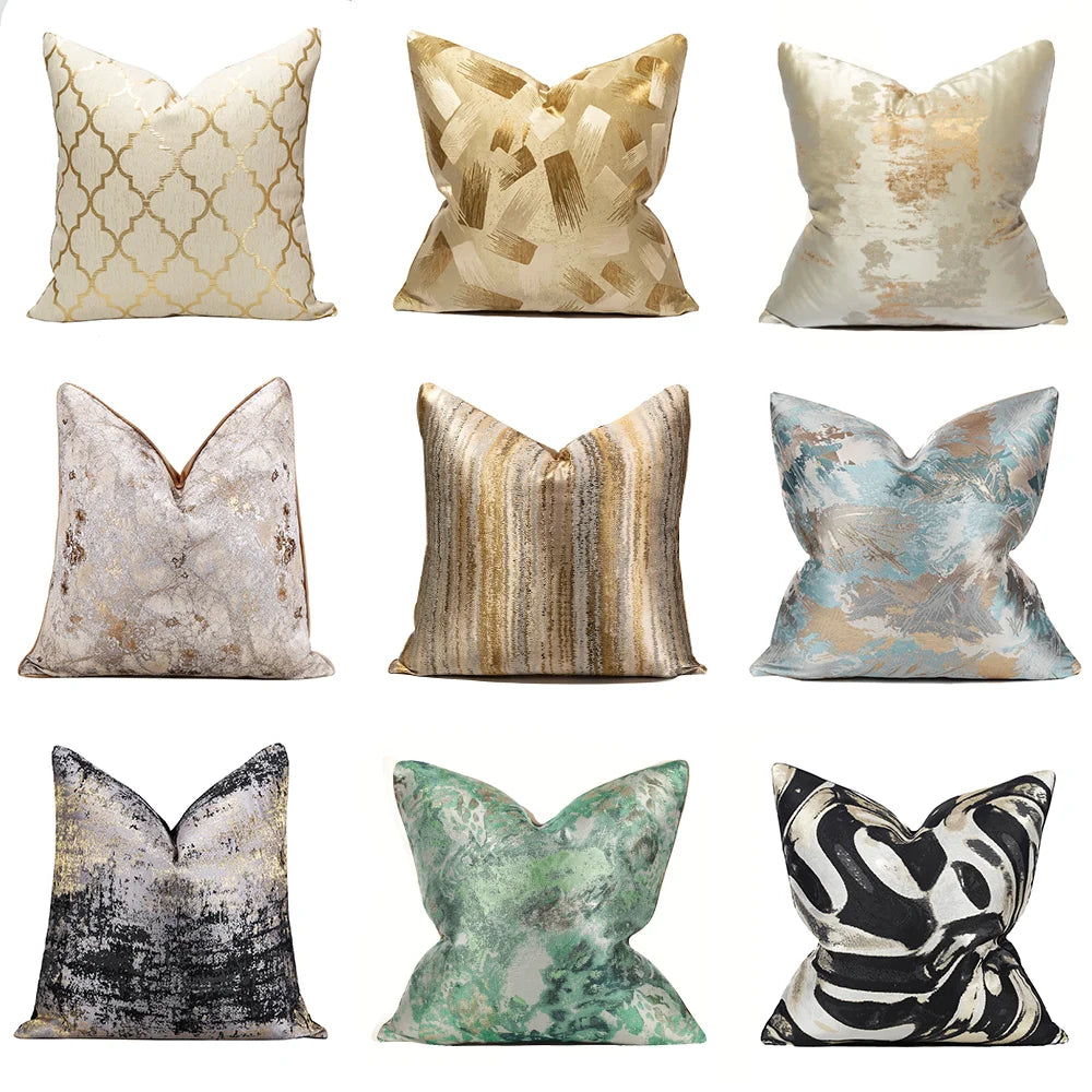 Embroidered Faux Corduroy Cushion Covers