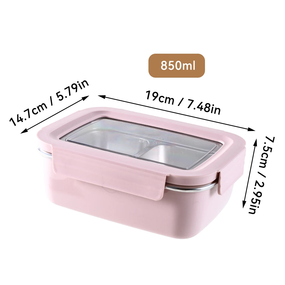 Stainless Steel Leakproof Food Container – Rectangle