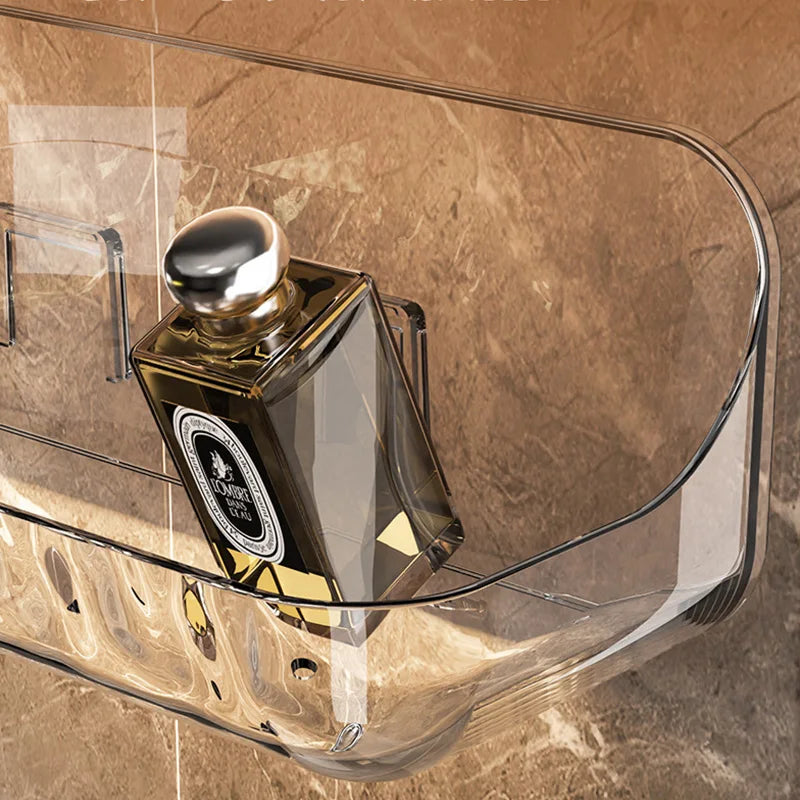 Wall-Mounted Bathroom Storage Tray – Punch-Free Installation