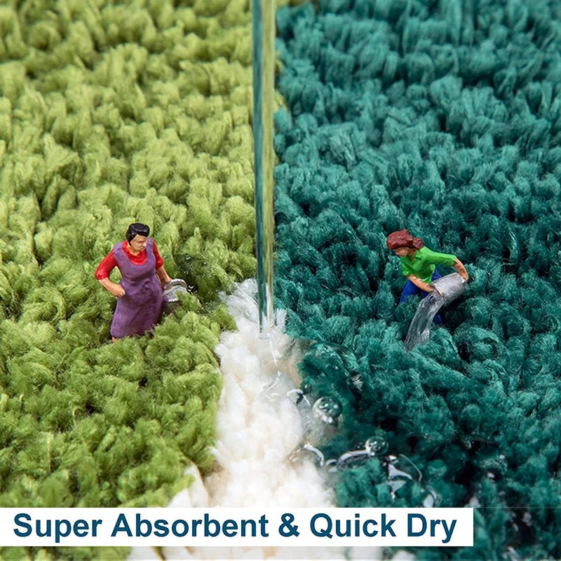 Ultra-Soft Non-Slip Microfiber Bath Mat – Quick Drying and Absorbent Rug