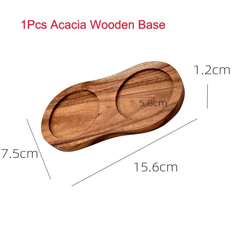 Acacia Wood Salt &amp; Pepper Grinder – Adjustable Ceramic Mill