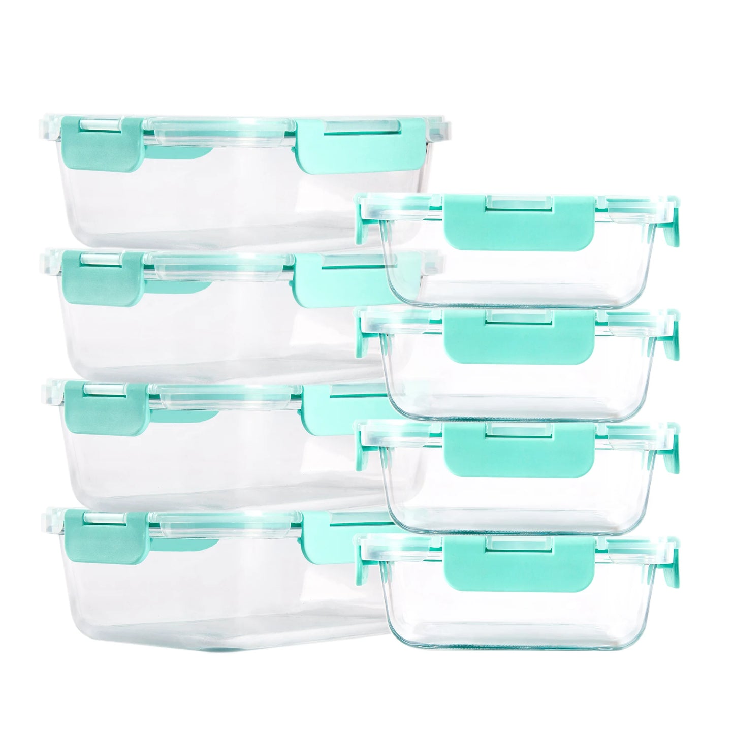 Glass Bowl Set – Solid Design, 6–10 Pieces