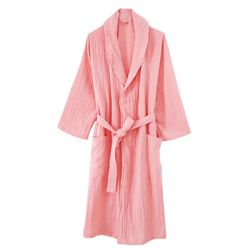 Elegant Cotton Robe – Lightweight &amp; Comfortable