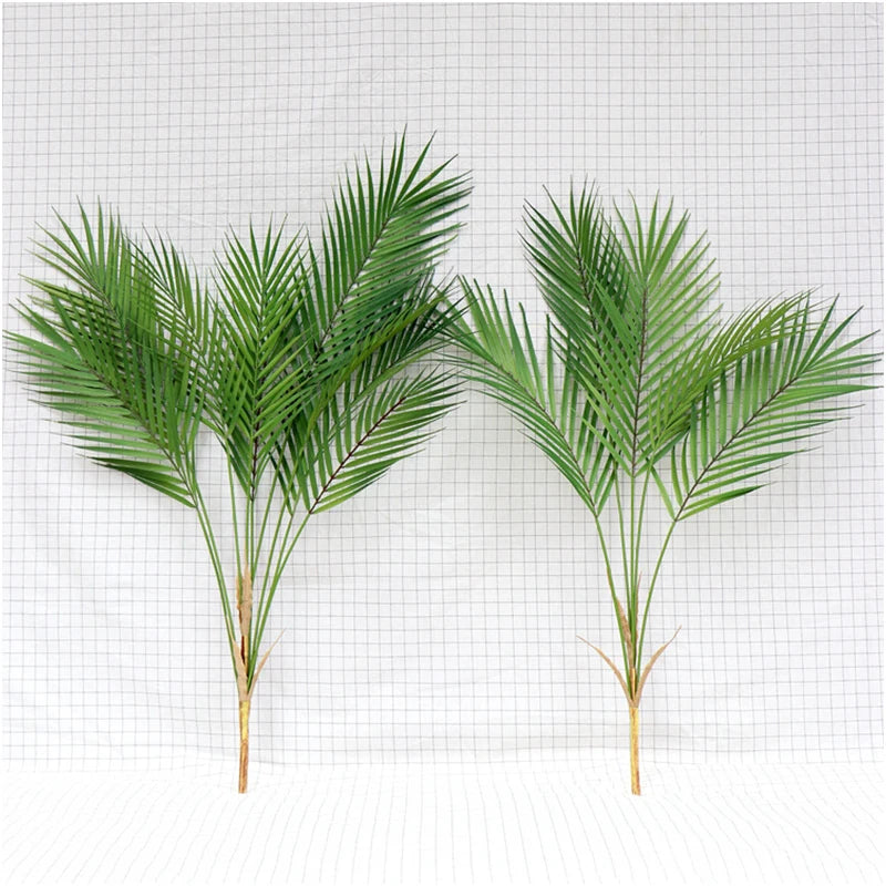 Artificial Tropical Green Leaf Branch – Realistic Faux Plant Décor