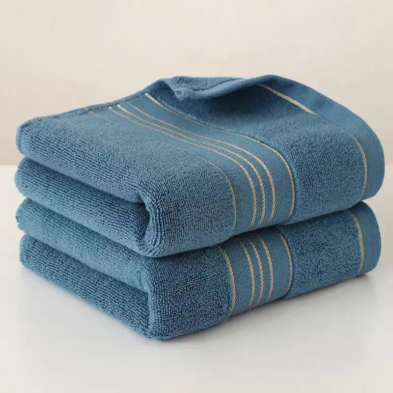 New Style Pure Cotton Face Towels – 2-Piece Set