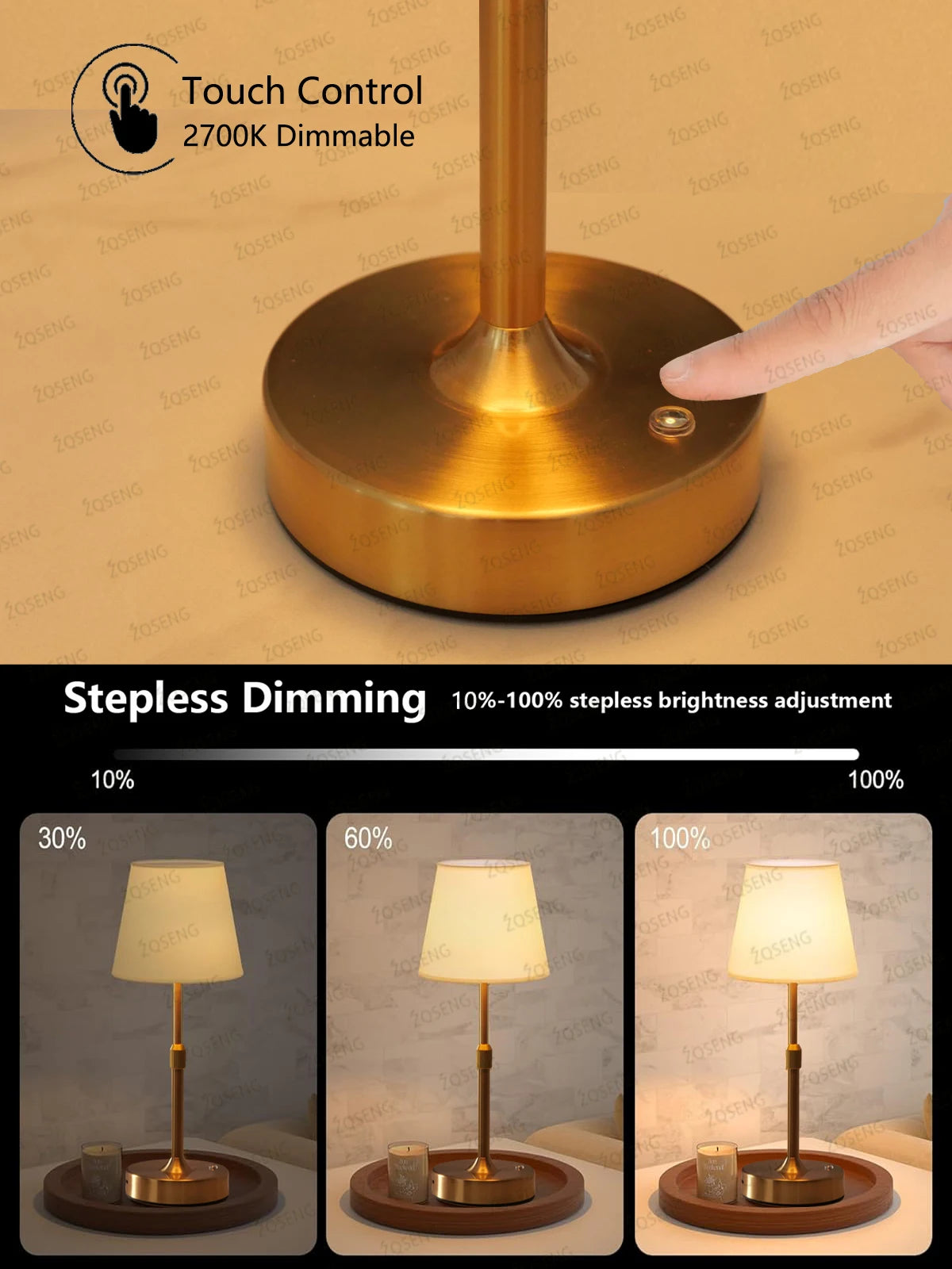 Adjustable Rechargeable LED Table Lamp