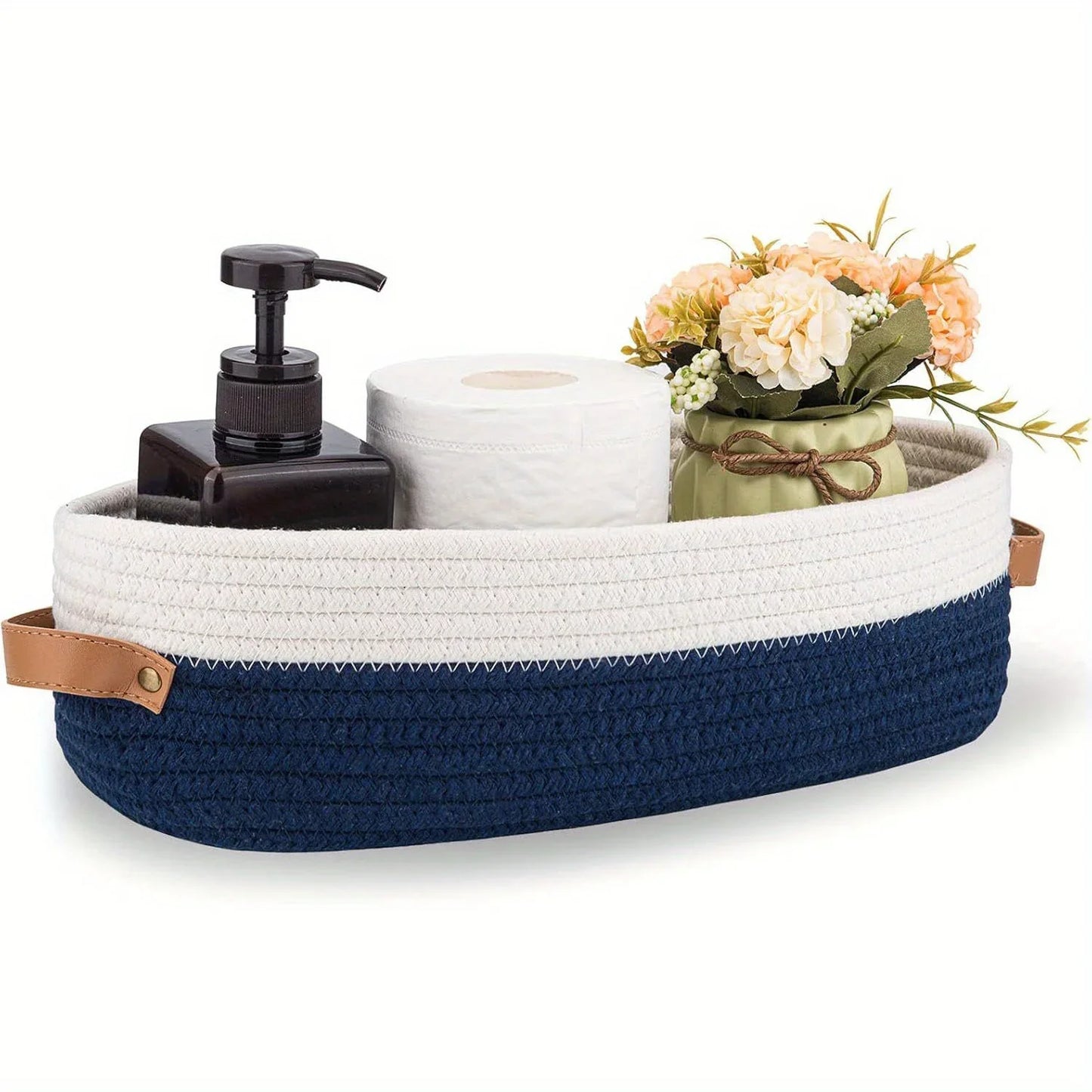 Multi-Purpose Wall Storage Basket – Modern Bathroom &amp; Kitchen Organizer