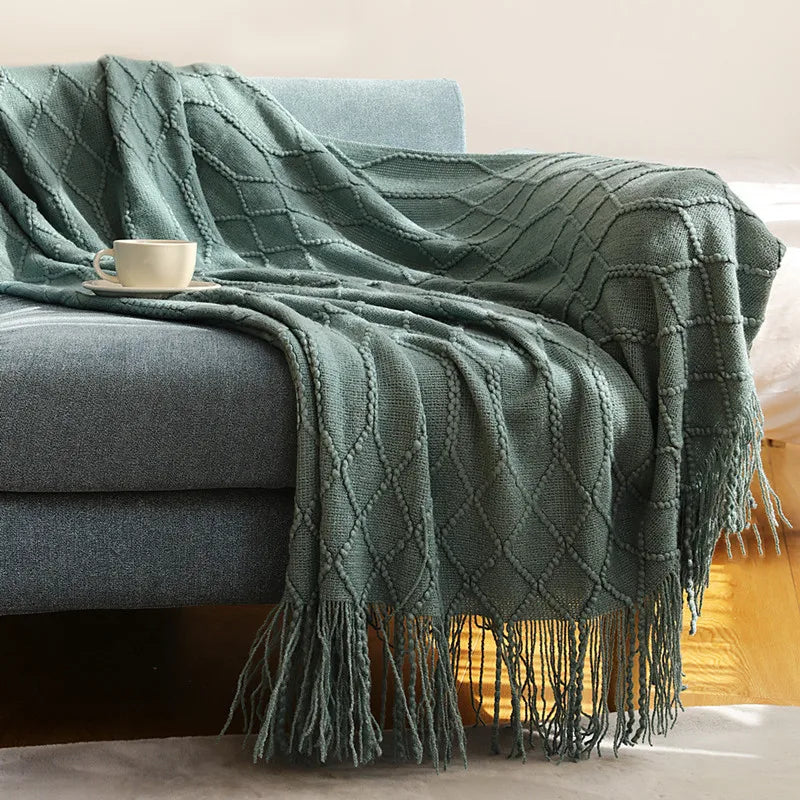 Wearable Acrylic Throw Blanket – Soft, Lightweight &amp; Travel-Friendly