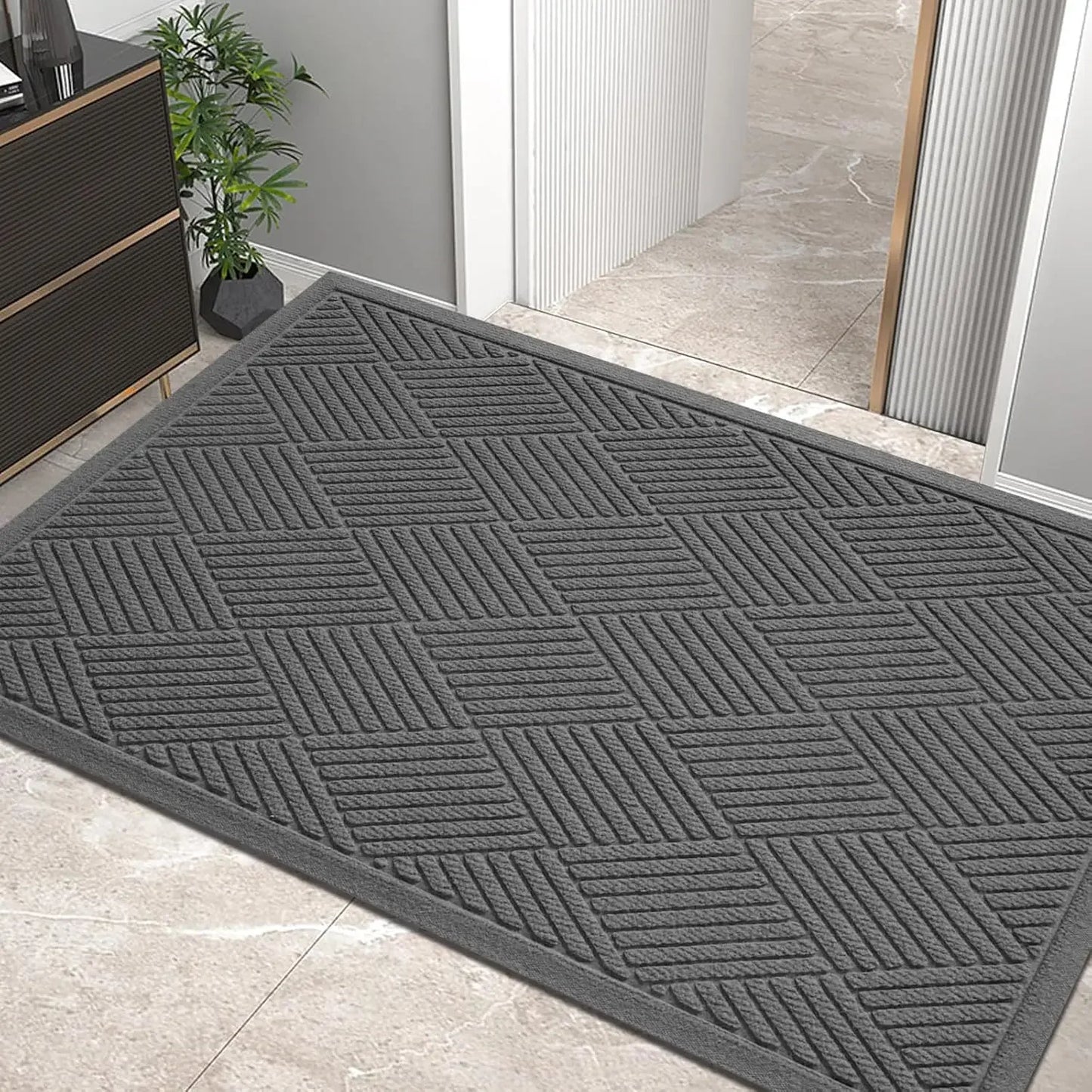 Heavy-Duty Rubber Door Mat