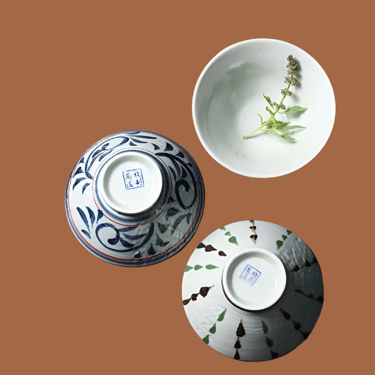 Porcelain Bowl Set – 4 Pcs with Gift Box