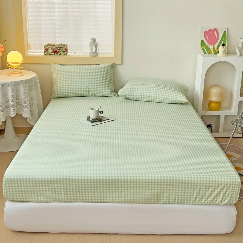 Soft &amp; Breathable Fitted Sheet – Solid Color