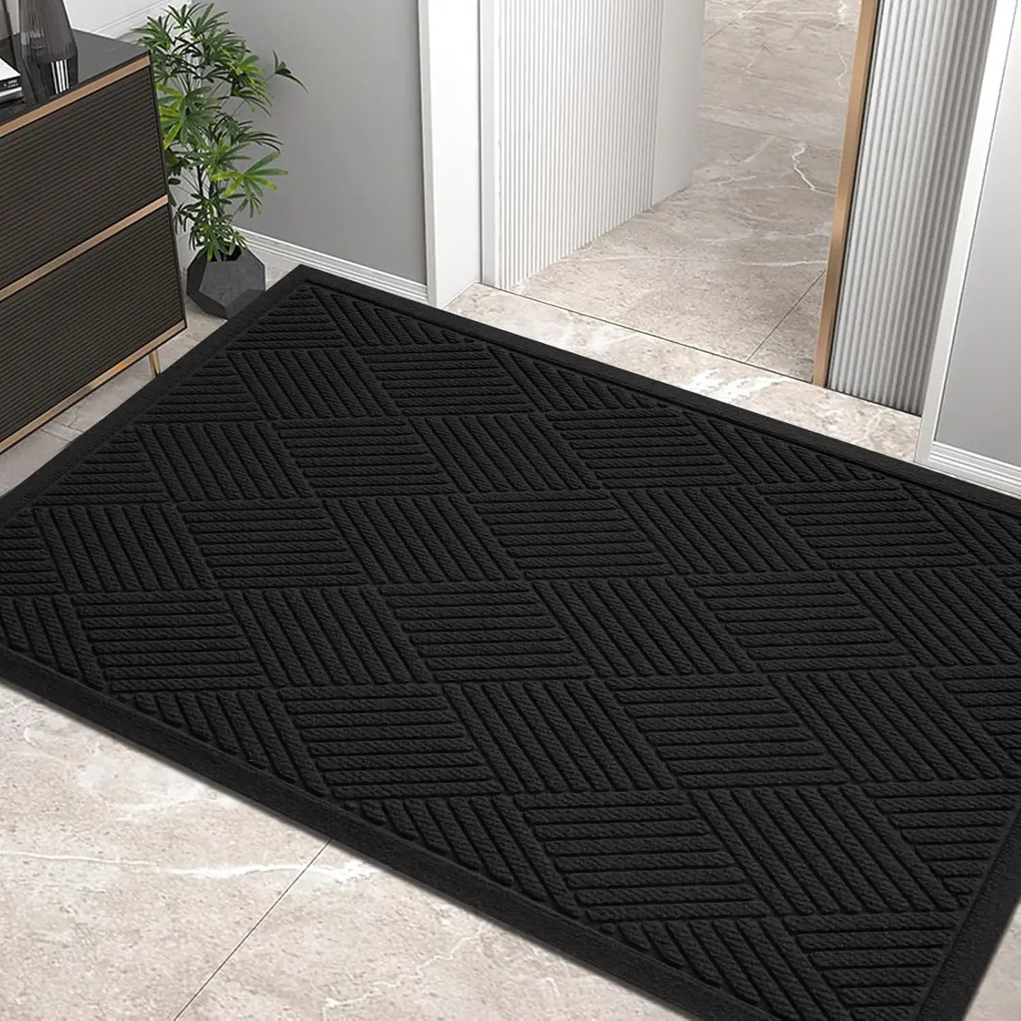 Heavy-Duty Rubber Door Mat