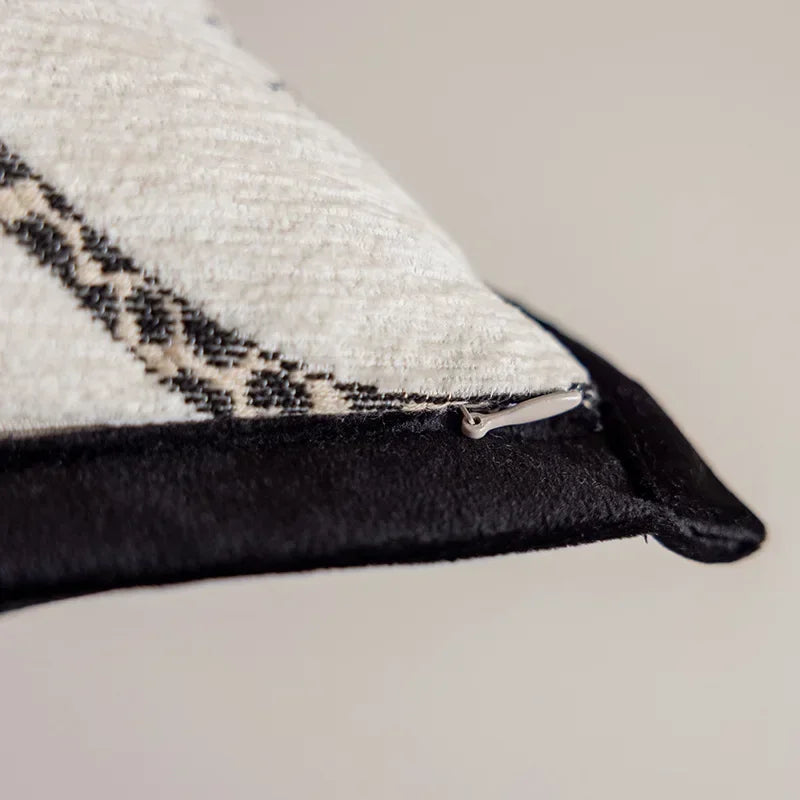 Modern Minimalist Embroidered Pillow Covers