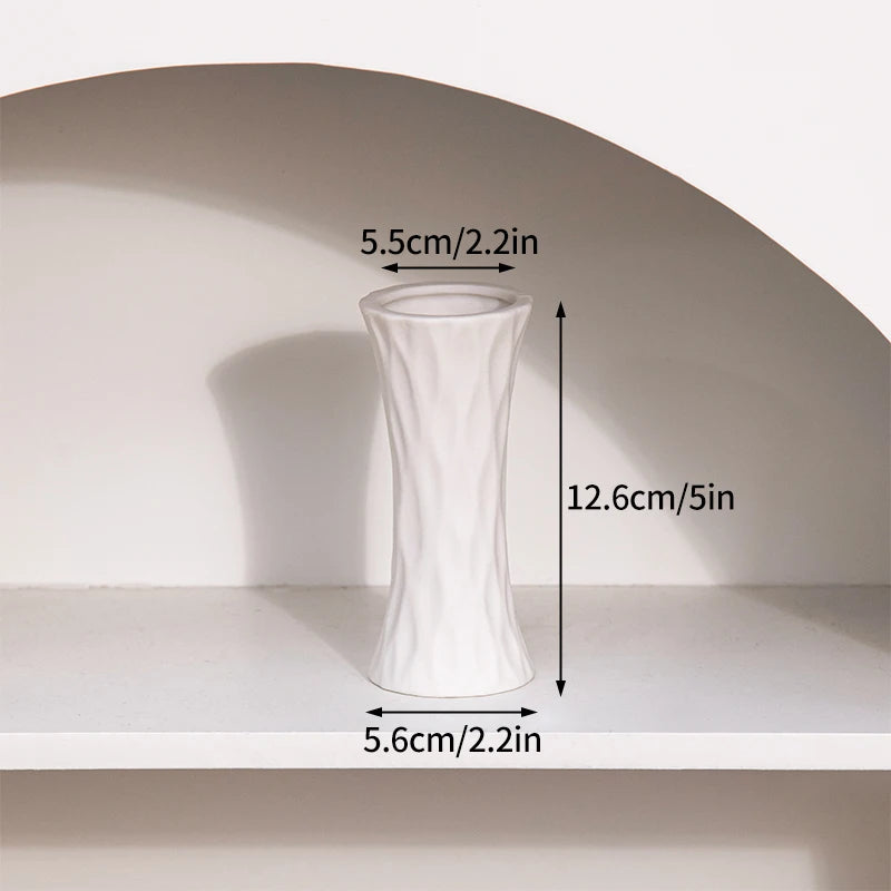 Minimalist Ceramic Vase – Frosted Nordic Style for Home Decor