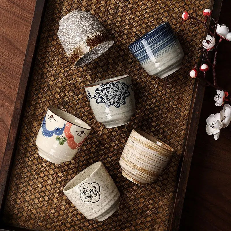 Hand-Painted Ceramic Tea Cup