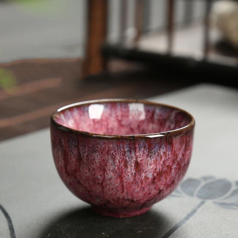 Mini Ceramic Teacup – Gradient Color