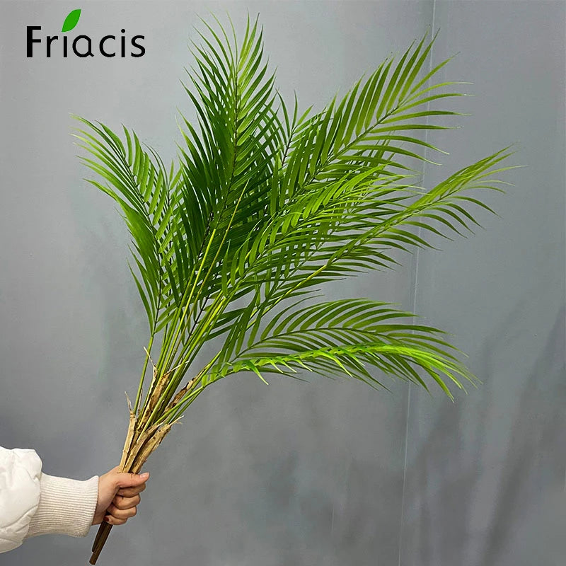 Artificial Tropical Green Leaf Branch – Realistic Faux Plant Décor