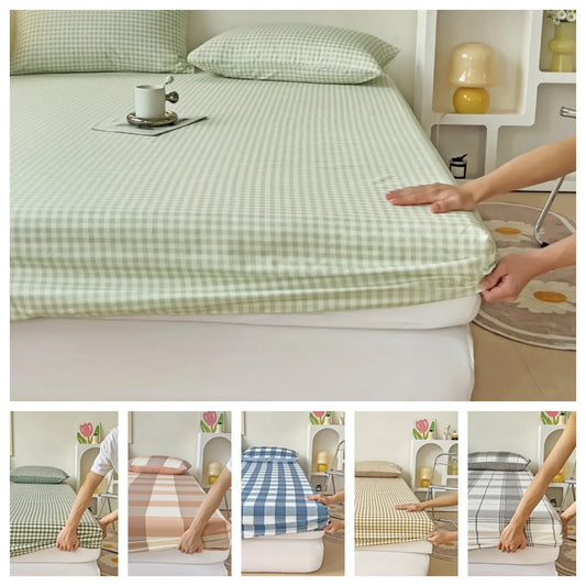 Soft &amp; Breathable Fitted Sheet – Solid Color