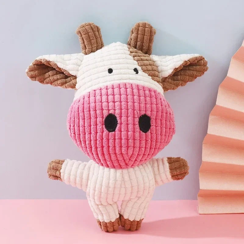 Plush Animal Chew Toy for Dogs – Soft and Squeaky Pet Toy