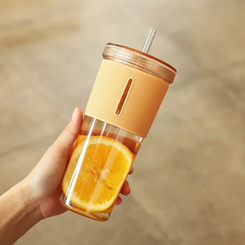 24oz  Reusable Plastic Water Bottle with Straw – Lightweight &amp; Eco-Friendly
