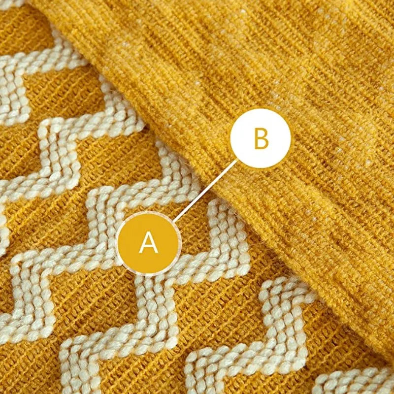 Cozy Knit Throw Blanket – Soft, Lightweight &amp; Travel-Friendly