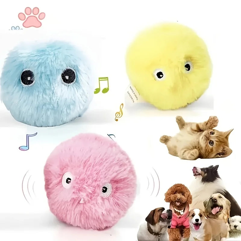 Soft Plush Cat Toy – Battery Included